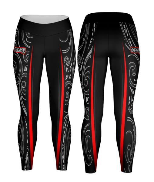 Fishing Leggings | D#58 Shark Black