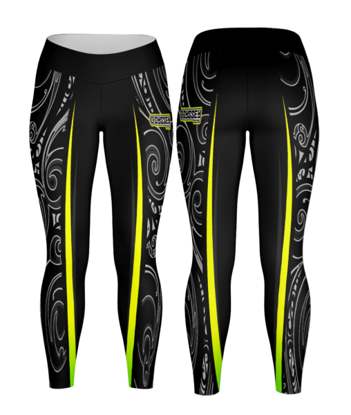 Fishing Leggings | D#58 Tuna Black