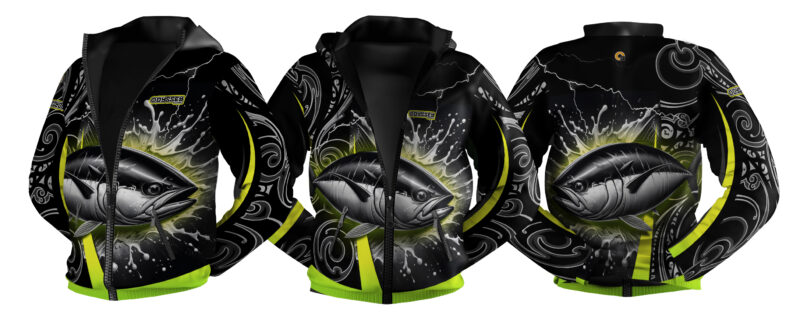 Jacket Hoodie | Design #58 Tuna Black