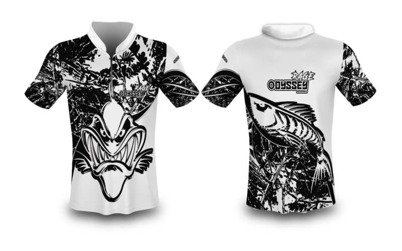 fishing shirt d28 white