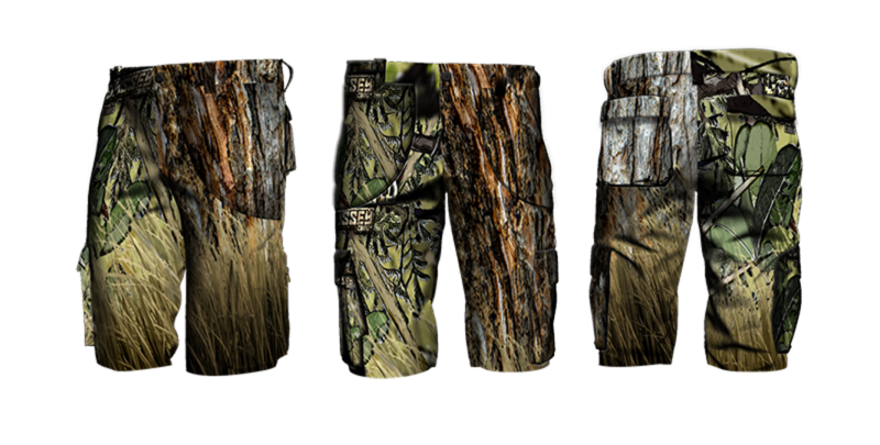 Hunting/Cargo Shorts - Grass Range - Leopard
