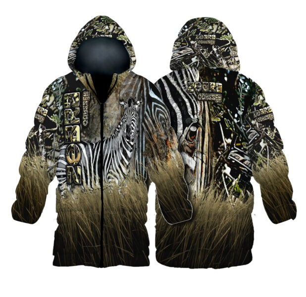 Odyssey Coat - Camo - Grass Range Zebra
