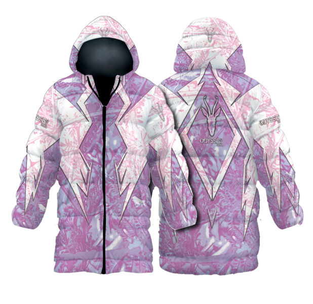 pink springbok camo coat