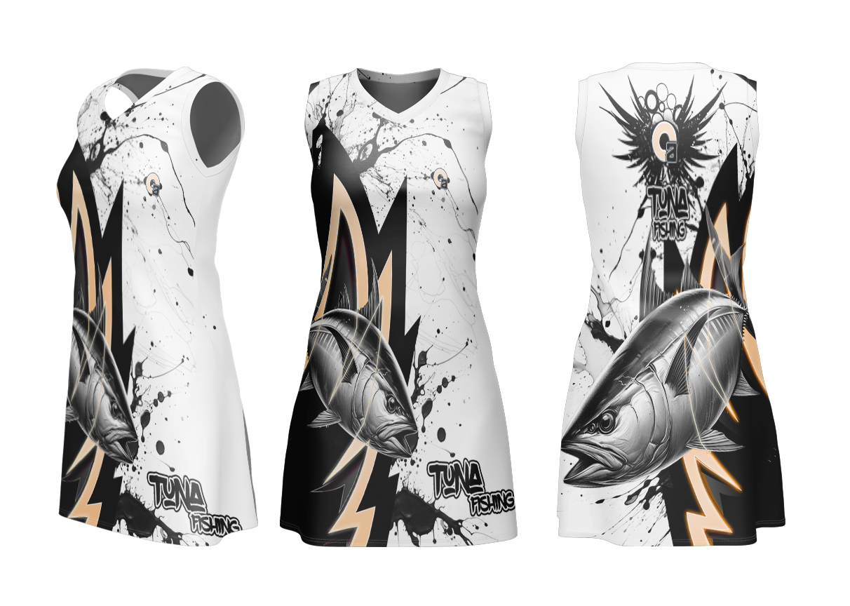 Sublimation Fishing Dress - D#68 Tuna