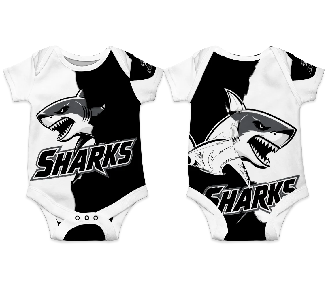 Baby Onesie – Sharks