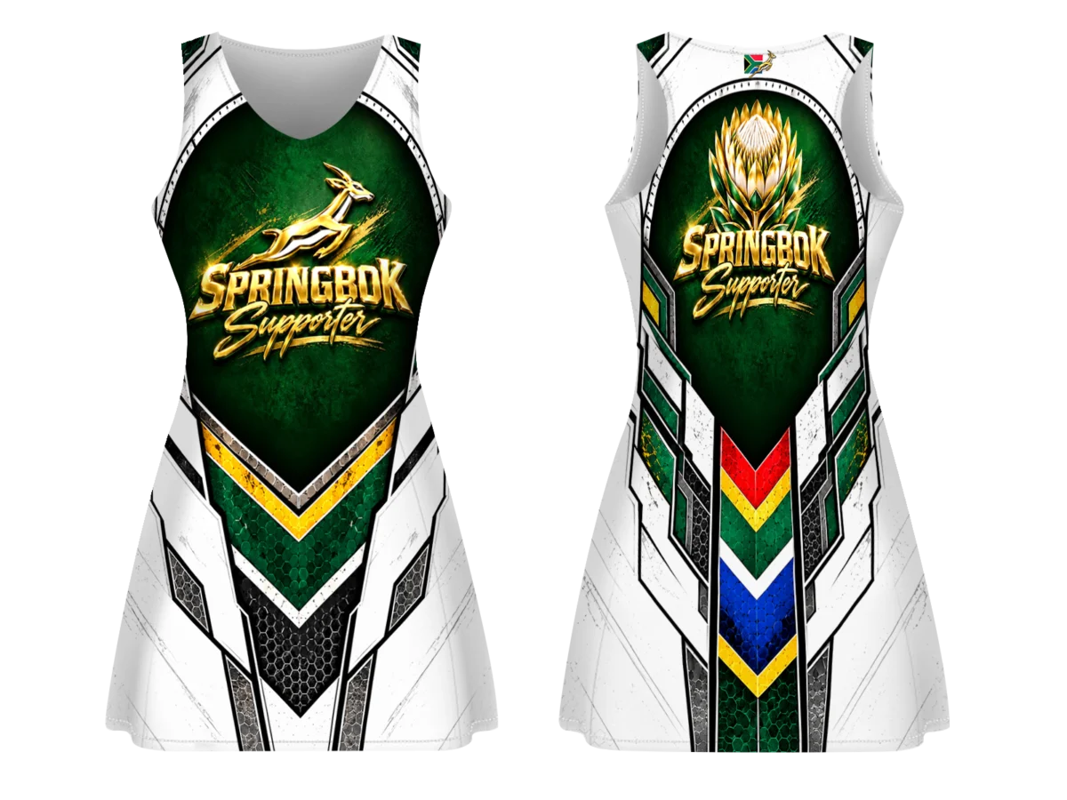 Rugby Dress – Springbok Tactical White