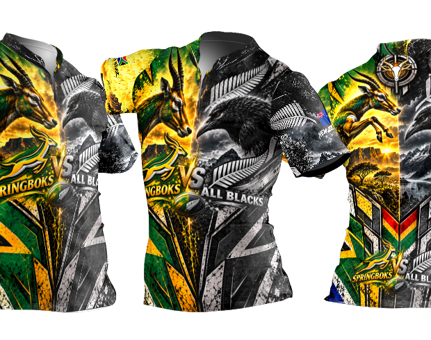 Springbok Rugby Shirt – Springbok vs All Blacks Clash
