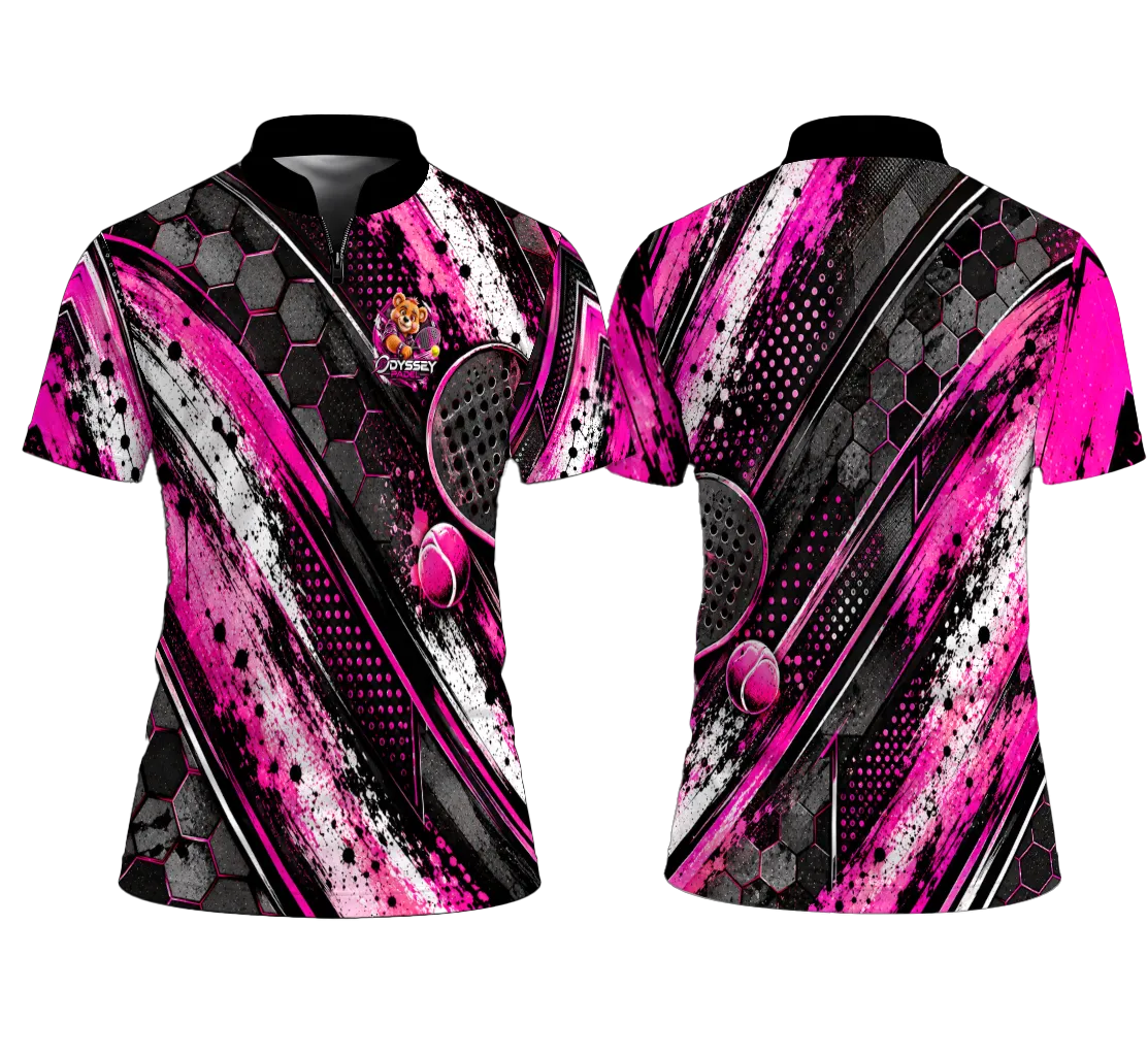 pink padel shirt