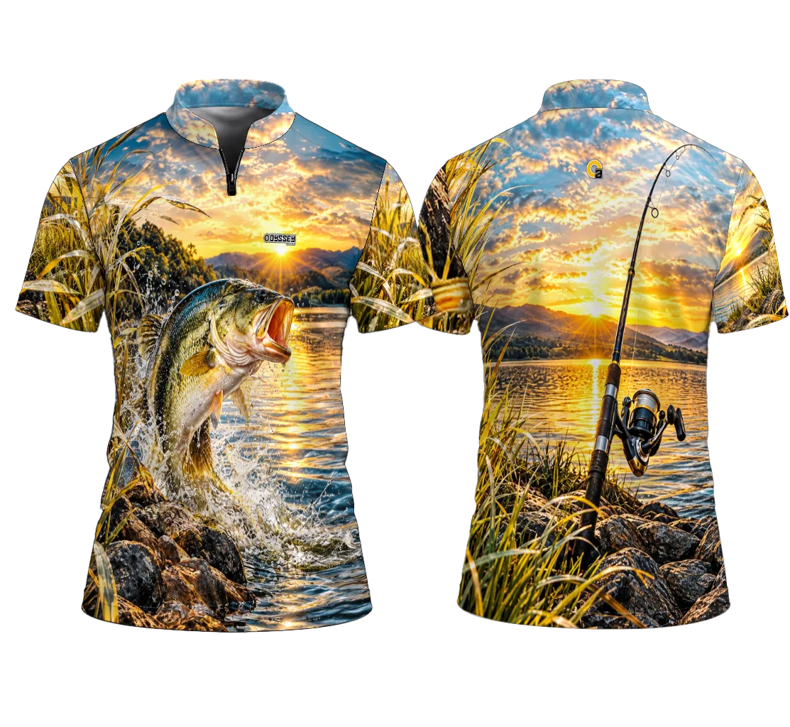 d74 bass fishing shirt