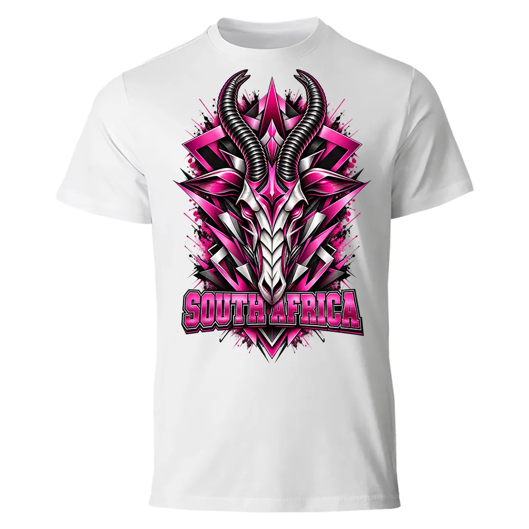 pink metal springbok shirt